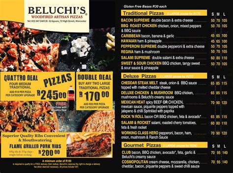 beluchis worcester menu.